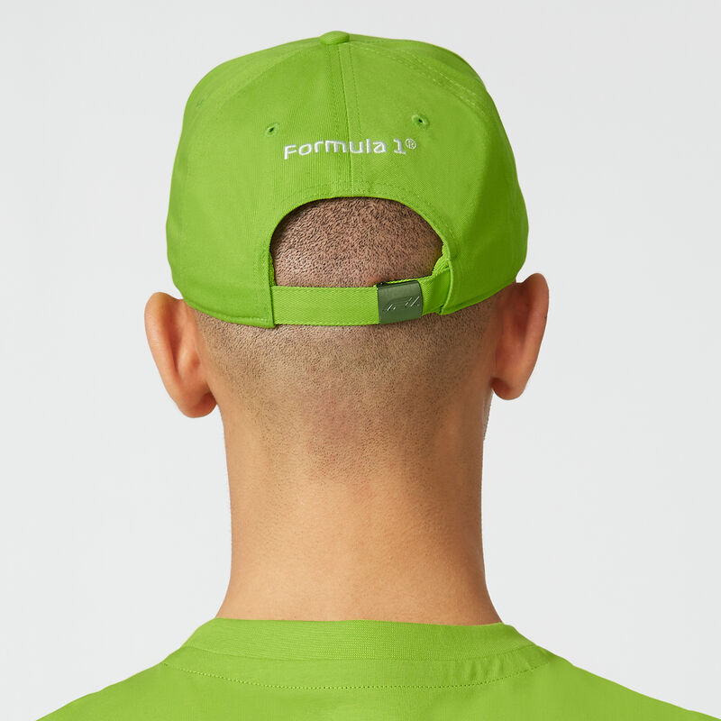 F1 FW LARGE LOGO BASEBALL CAP - lime